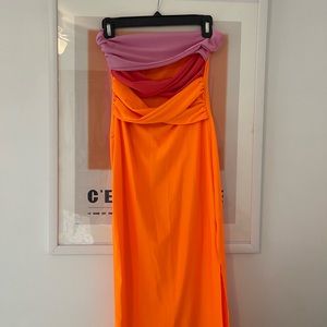 Long maxi dress multicolor